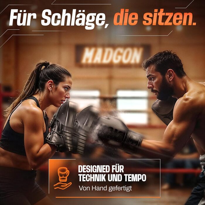 MADGON Преміум боксерські рукавички з найкращого матеріалу для довготривалої експлуатації, чоловічі та жіночі рукавички для кікбоксингу, MMA, спарингу, муай-тай та боксу 10 12 14 16 oz з мішком Olive / Чорний 10 oz
