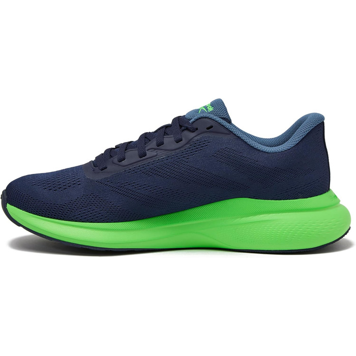 Кросівки Reebok Energen Run 4 для чоловіків, легкі атлетичні кросівки (43 EU, Vector Navy Twilight Blue Solar Lime)