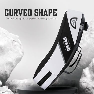 Накидка для ударів Farabi Sports MMA, Муай Тай, Кембо, Кікбоксинг. Чорно-біла ціль для тренувань. 1 шт.