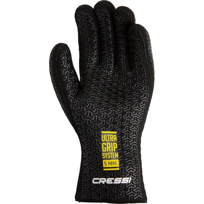 Рукавички для дайвінгу Cressi Jutland 5mm, неопренові, чорні, XL/5, Unisex