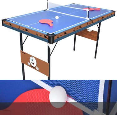 OYE 55-дюймовий ігровий стіл 3 в 1: більярд, хокей, теніс з аксесуарами