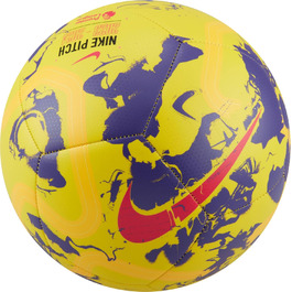 Футбольний м'яч Nike Pitch FA23, розмір 5, жовтий/фіолетовий/рожевий
