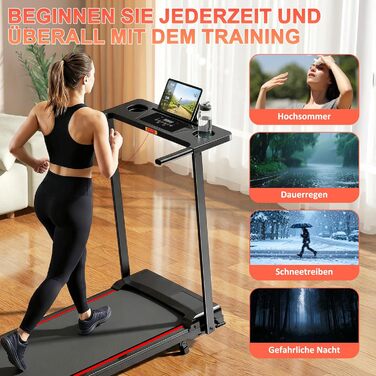Бігова доріжка Walking Pad для дому та офісу, 1-12 км/год, кут нахилу 9%, 3 к.с., LED-дисплей, амортизація, до 120 кг