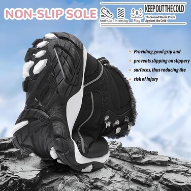 Черевики зимові жіночі Littleplum, утеплені, для трекінгу, чорні, 41 EU