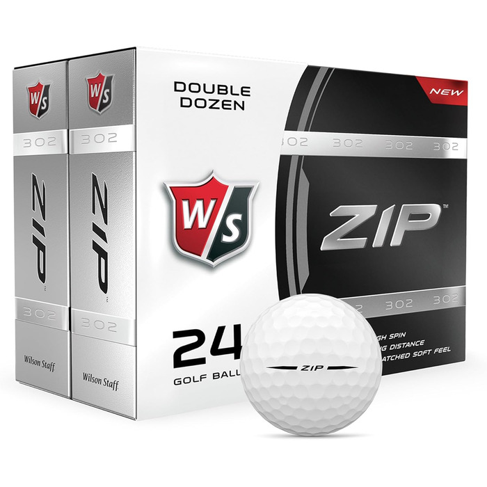Гольф-м'ячі Wilson Staff Zip, 24 шт, для гольфу