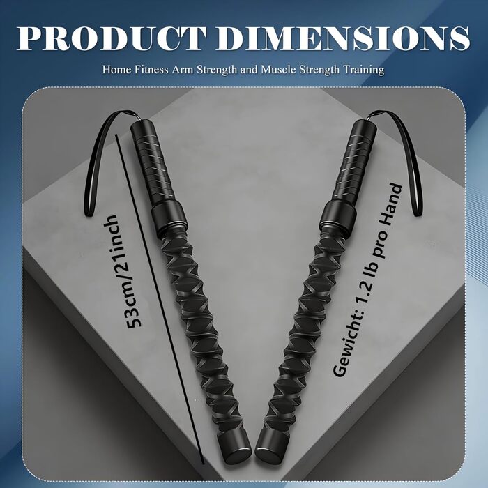 Битва мотузок: 2 шт. для кардіотренувань та силових вправ. Безшумні, портативні, для використання на вулиці