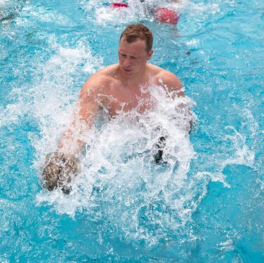 Аквагантелі Aquatic Bell Set (середній опір) для фітнесу та аквааеробіки, 1 пара, полікарбонат