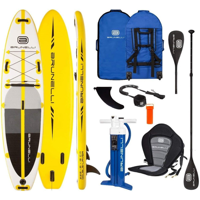 Надувна SUP-дошка BRUNELLI 10.8 Premium 325 см з веслом для серфінгу