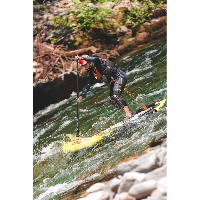 Надувний SUP Aqua Marina Sport Rapid 9.6 – дошка для сплаву річками та по течії, жовта, 289.6 x 84 x 15 см