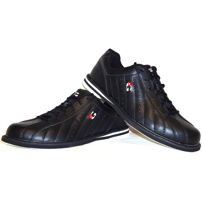 Боулінг-шльопанці 3G Kicks для жінок та чоловіків, правші та лівші, 7 кольорів, розмір 36-48, EU 39, чорний