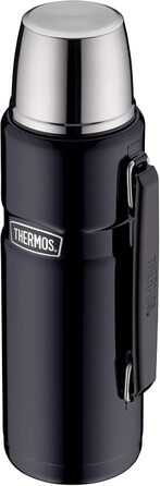 Термос Thermos Stainless King 1,2 л, нержавіюча сталь, синій, ізотермічна пляшка для напоїв