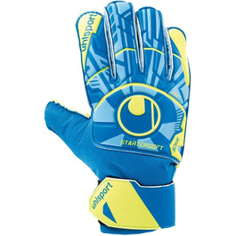 Воротарські рукавички Uhlsport Radar Control Starter Soft для дорослих, футбольні, розмір 8, сині/жовті