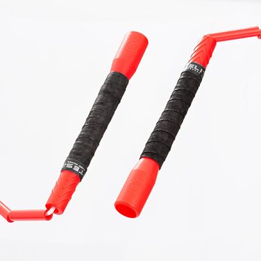 Важке обтяжений стрибкувий канат EliteSRS Thick Beaded з комфортними пінопластовими ручками, чорний