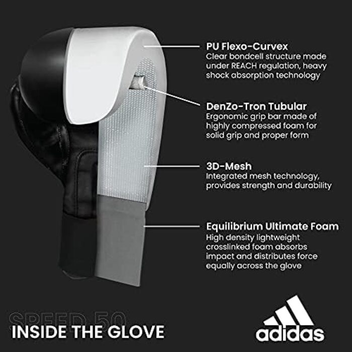 Боксерські рукавички adidas AdiSpeed для тренувань, спарингів, фітнесу, для дорослих чоловіків і жінок, 340 г, 453 г, 510 г