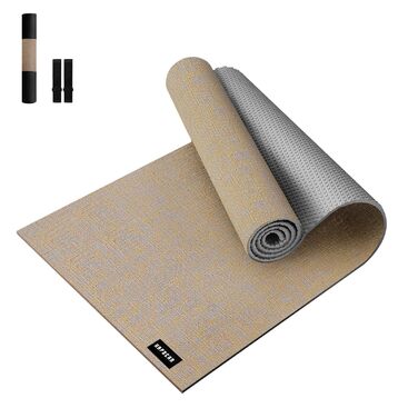 Великий килимок для йоги та фітнесу HAPBEAR Yogamatte XXL, протиковзкий мат для спорту та гімнастики, PVC, 8 мм товщина