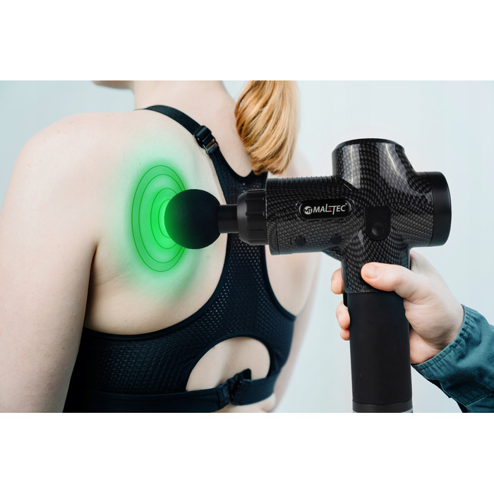 Перкусійний масажер MalTec PRO-GUN3800 7в1