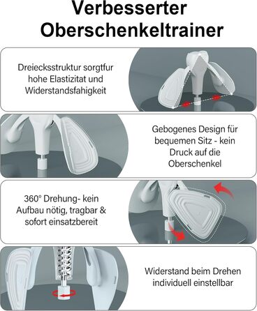 Тренування стегон та тазу: тренажер для жінок та чоловіків для дому, сірий