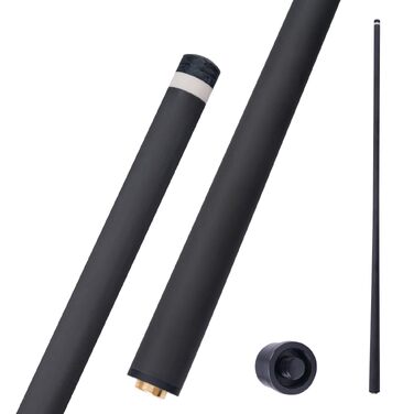 Карбоновий шафт для більярдного кия KONLLEN Low Deflection з Pro-Taper, 11.5/12.5 мм, з'єднання Uni-Loc, 74 см, чорний