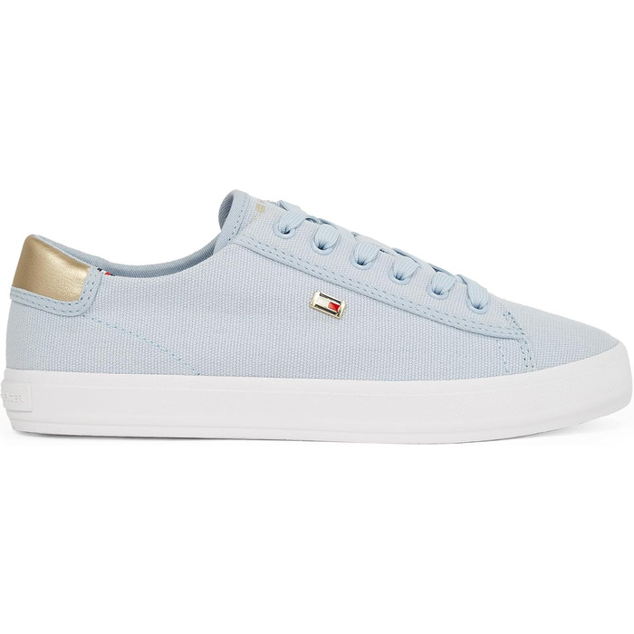 Кросівки жіночі Tommy Hilfiger Vulcanized Canvas, блакитні Breezy Blue, 39 EU