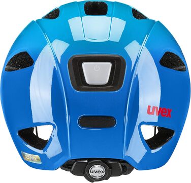 Дитячий велосипедний шолом uvex oyo, легкий, регулювання розміру, ocean blue, 45-50 см, можливість встановлення LED-світла