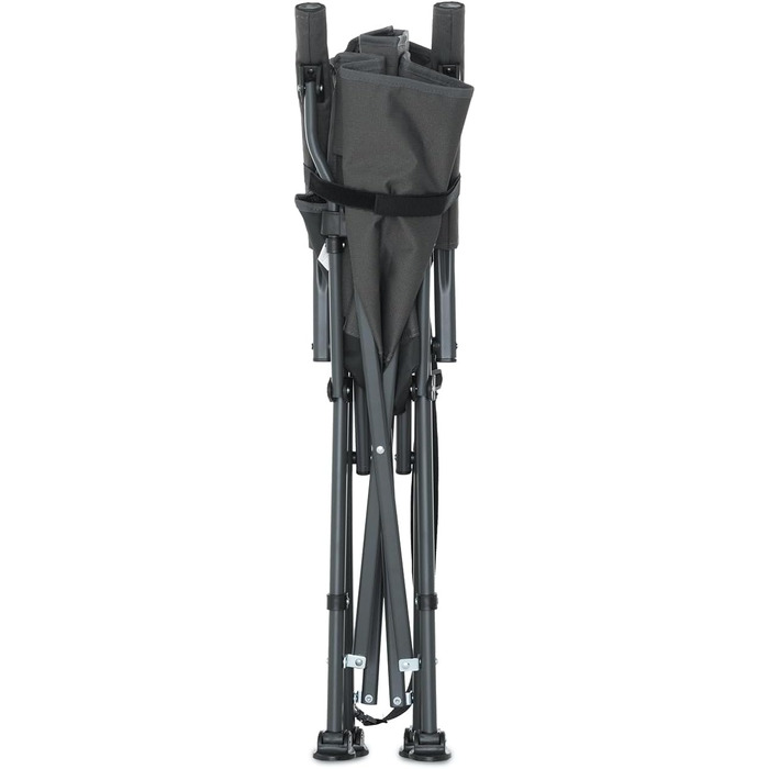 Крісло для кемпінгу Qeedo Johnny XL, 150 кг, стабільне, з підстаканником (Deep Grey, 2 шт.)