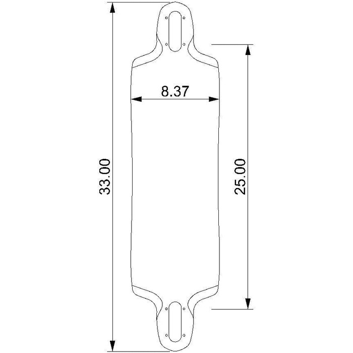 Лонгборд DB Longboards для довгих дистанцій і міських поїздок, круїзер, пендлер