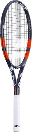 Тенісна ракетка Babolat Boost Strike для дорослих, натягнута, розмір ручки 2, червоно-чорно-біла, 2024