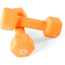 Гантеля Cap Barbell з неопреновим покриттям, одиночна або пара, різні кольори серії Color