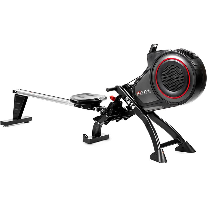 Велоергометр AsVIVA RA14 складний для дому – 13 кг, тиха магнітна система гальмування, 8 рівнів опору, кардіо та силові тренування, мультифункціональний комп'ютер, сумісний з Kinomap App