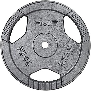 Диск для штанги HMS Hammertone 20 кг, металевий