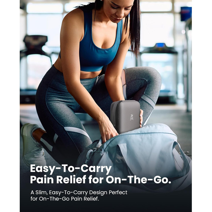 Масажер для м'язів BOB AND BRAD Q2 Plus з підігрівом: компактний, тихий, з сумкою, для розслаблення м'язів