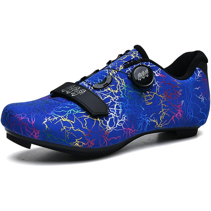 Велосипедні шкарпетки для чоловіків та жінок, шосейні та MTB велотуфлі, сумісні з Look SPD SPD-SL, дихаючі, для їзди на відкритому повітрі (45 EU, Сапфір)