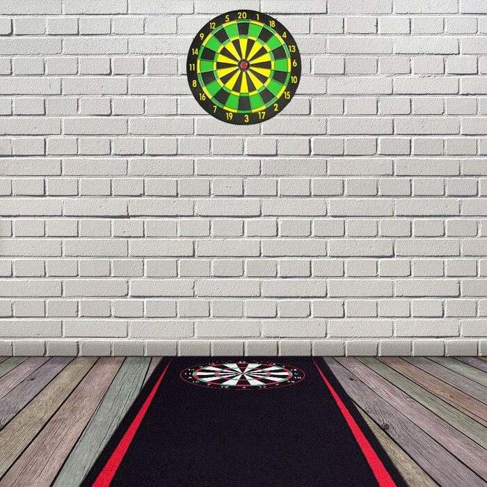 Килимок для дартсу Kingpower 237x80 см, захист, гумова основа, абзац, аксесуари для дартсу, дизайн 2