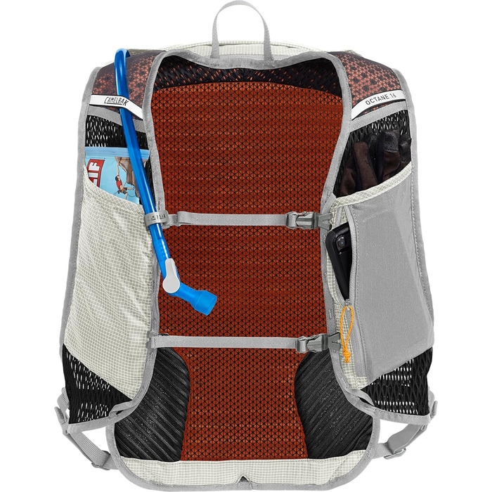 Гідраторний рюкзак CamelBak Octane 16 для мультиспорту з резервуаром 2 л, сірий/оранжевий