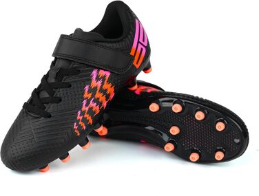 Дитячі футбольні бутси JABASIC для гри на твердих поверхнях, чорні (27 EU)