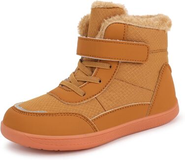 Дитячі зимові балетки для хлопчиків та дівчаток. Зимові черевики, теплі, з підкладкою, для активного відпочинку, трекінгу та піших прогулянок. Легкі, антиковзкі зимові черевики, розмір EU25-36, оливковий (колір хакі).