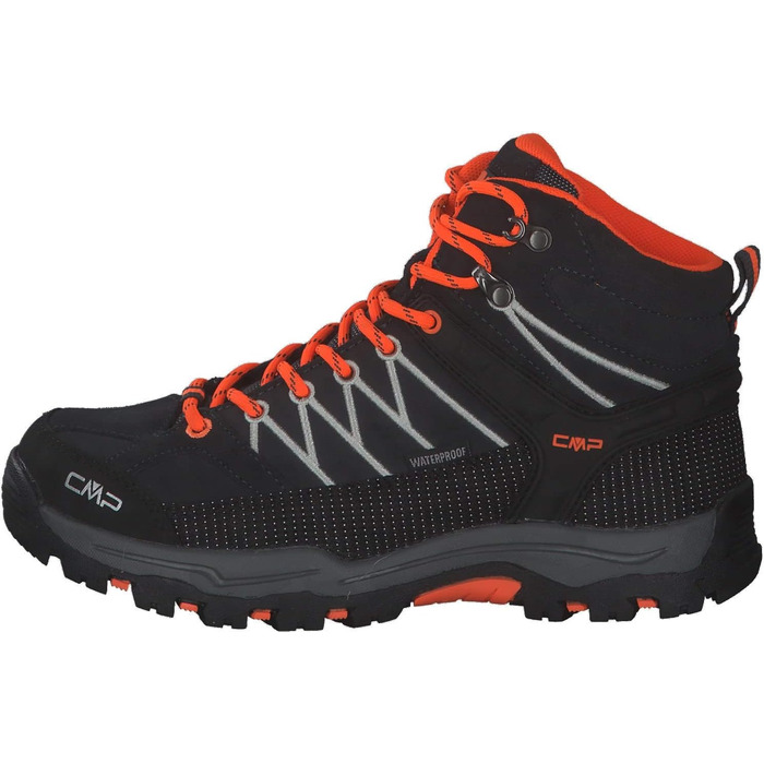 Дитячі трекінгові черевики CMP Rigel Mid Antracite-Flash Orange, розмір 40