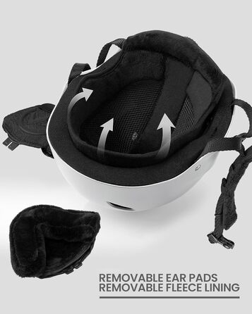 Шолом OutdoorMaster Kelvin для катання на лижах/сноуборді (білий, унісекс)