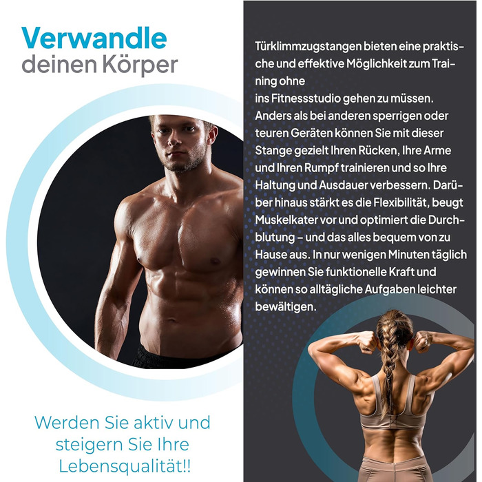 Рештокран для дверей OcioDual: турнік, петлі для підвіски, домашні тренування, фітнес