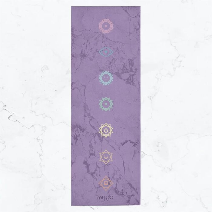 Набір для йоги Myga: нековзкий килимок 6 мм, блок і ремінь для пілатесу та фітнесу, вибір дизайну, стартовий комплект для початківців