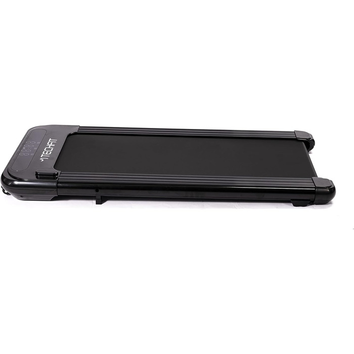 Електрична бігова доріжка TechFit WP-500 для дому, складана, 2 к.с., 6 програм, 16 швидкостей до 7 км/год, LCD-дисплей, чорна, універсальний розмір