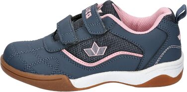 Дитячі спортивні зала спортивні черевики Lico Sloan (28 EU, сірий, рожевий)