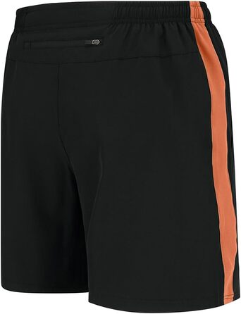 Чоловічі спортивні шорти для тренувань з підкладкою, чорно-каштанові (XXL)