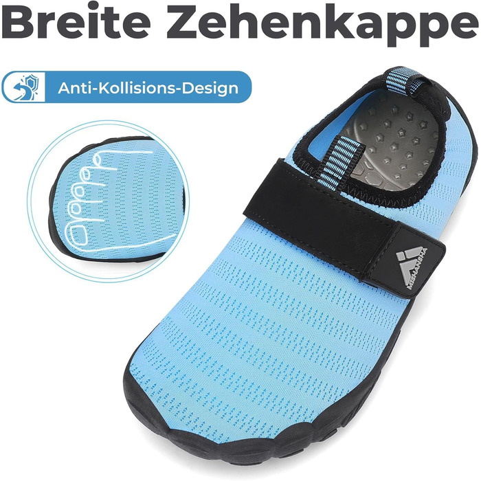 Дитячі шльопанці Mishansha для купання, швидко сохнуть, дихаючі, антиковзні, для дівчаток та хлопчиків, розмір 24-35, блакитні