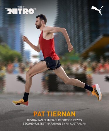 Кросівки Puma Electrify Nitro 2 Run 75 для бігу по місту, 45 EU, Puma Black Light Mint Puma Gold