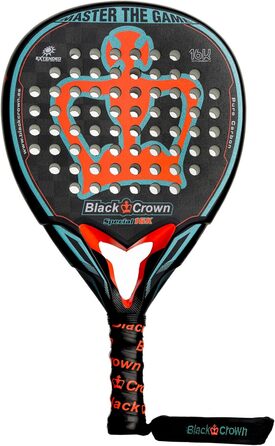 Падель ракетка Black Crown Special 16K, краплеподібна, рифлена поверхня, потужність, 355 г, рама 38 мм, 80% карбон, для просунутих