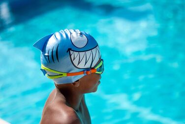 Окуляри для плавання Zoggs Sonic Air Junior UV, антифог (6-14 років, синьо-зелено-помаранчеві)