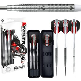 Дарти Harrows Wolfram 97% Tungsten 22g (набір): сталеві наконечники, Speedline шафти, Marathon оперення, кейс для подорожей