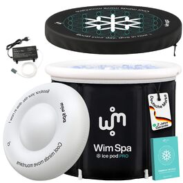 Складана ванна для крижаних купань Ice Pod Pro (90×75 см) з озоновим фільтром, ThermoDome та термометром — мобільна криотерапія для дому та вулиці