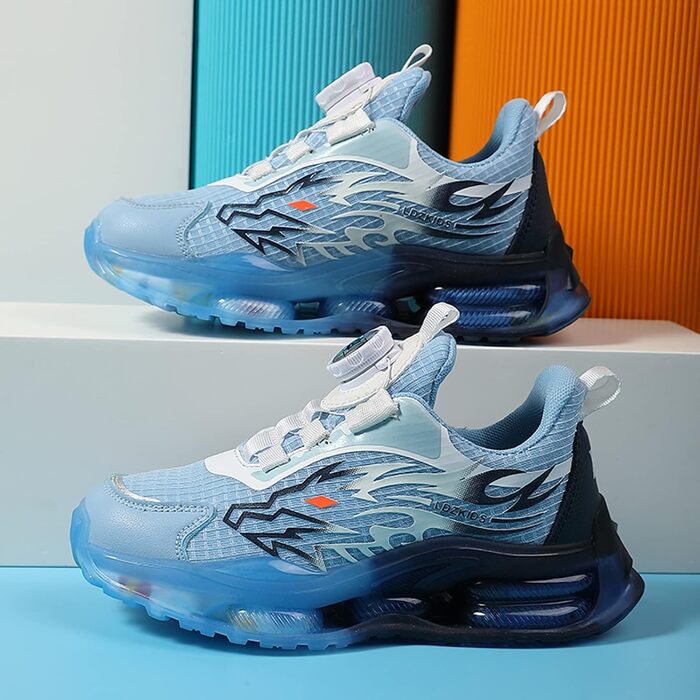 Дитячі кросівки Kindi: спортивні, легкі, дихаючі, для бігу, розмір EU 28-39, блакитні